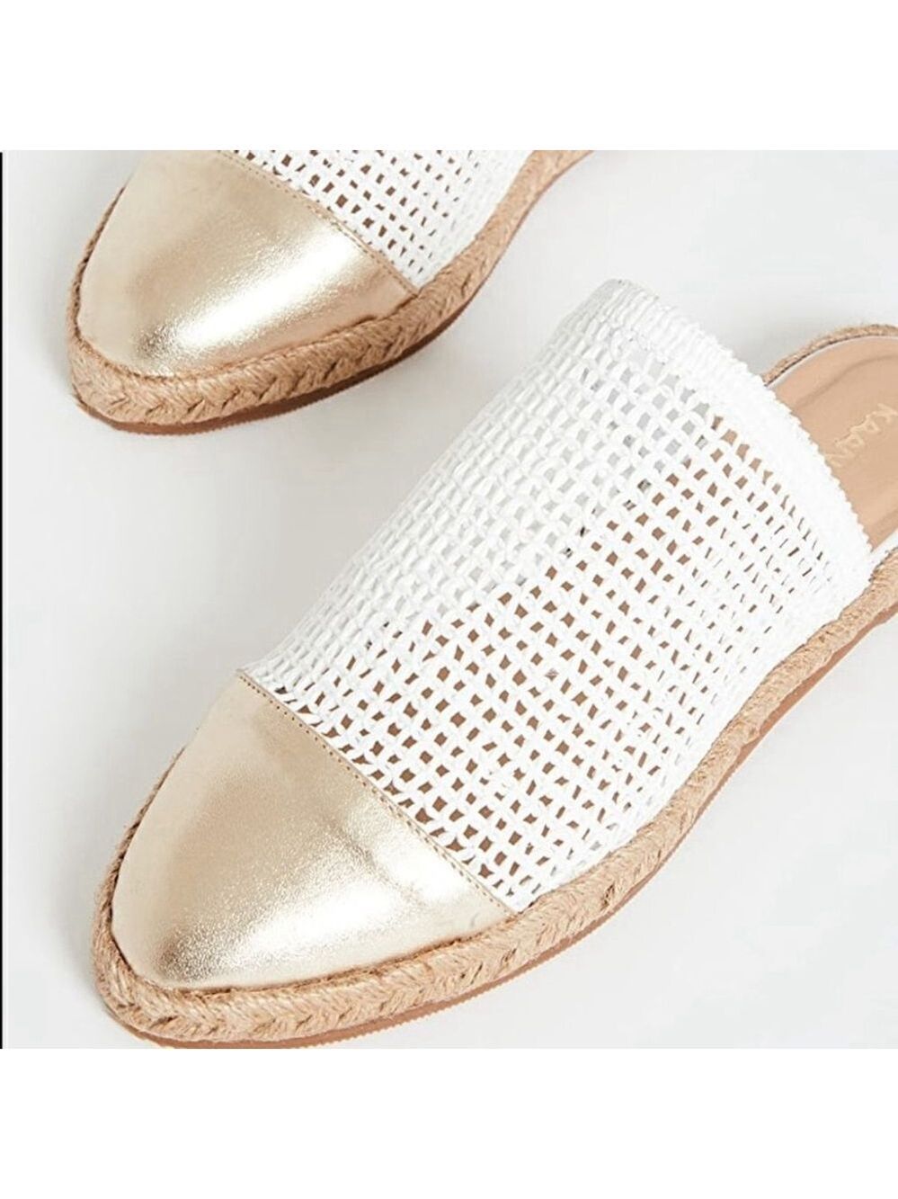 Kaanas | palau fishnet mule espadrilles